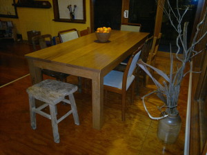 Blackbutt Dining Table-Wide Plank Form