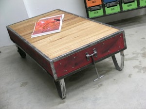 Red Edged Coffee Table