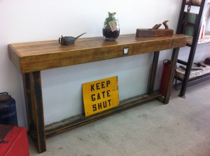 Industrial Style Hall Table:Console