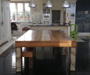 Semi Industrial:Rustic Dining Table 12-14 Seater