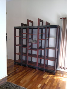 Shelving Unit - Timber & Metal