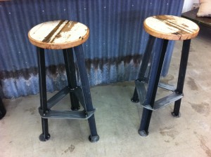 Metal Tripod Stools Oregon Seat