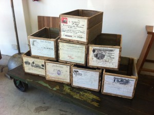 Vintage Style Crates