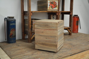 Hardwood Box Stools