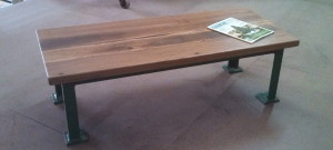 Industrial Green Metal Coffee Table-2