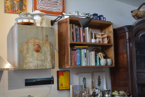 Retro Fit Kitchen - Bespoke Shelving & Bespoke Cupboard Door