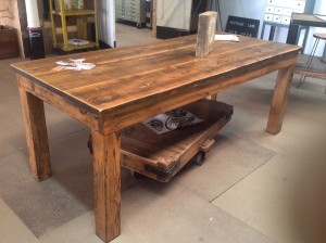 Aged Recycled Oregon Dining Table