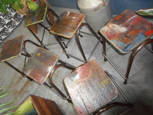 Ex-Primary School Art Stools - Top View